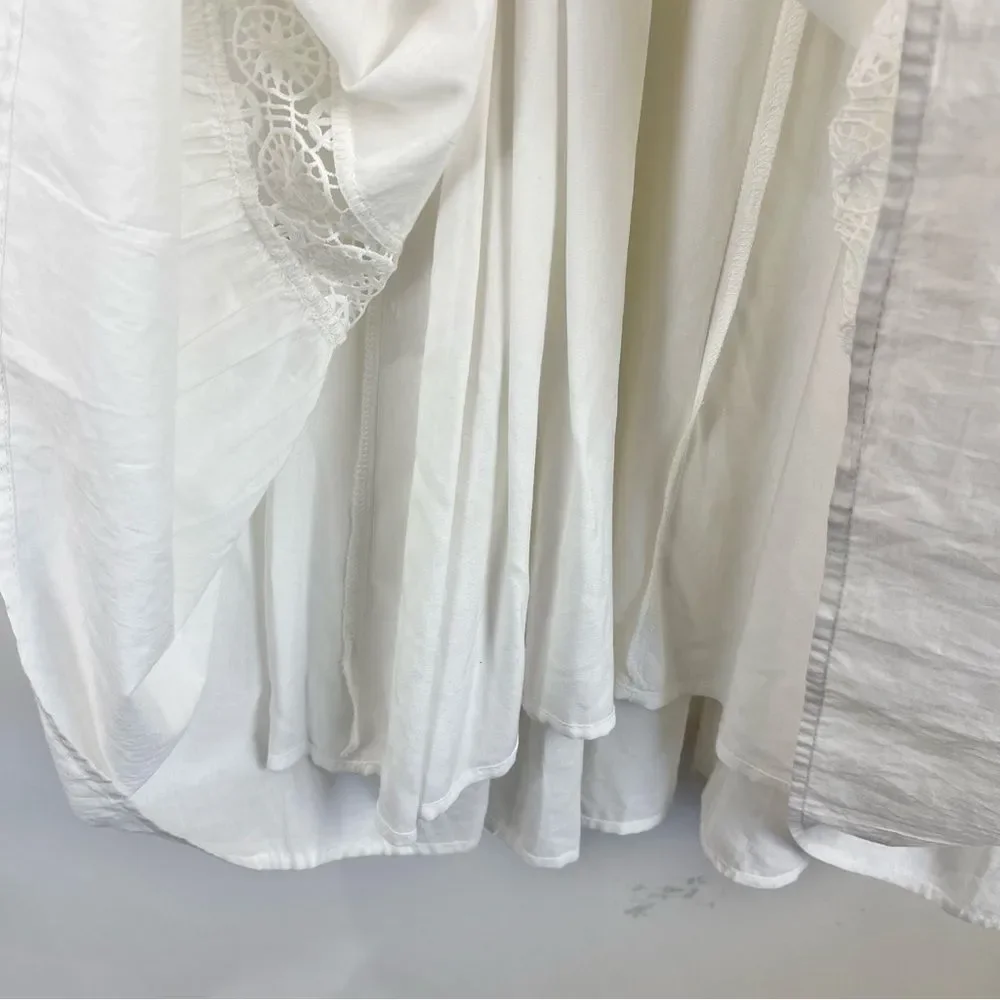 En Saison Tiered Lace Midi Prairie Dress Women's Size XS Cottage Core Festival - Picture 8 of 11